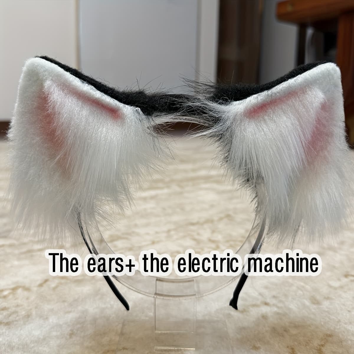 TEMU Costumes And Props. Electric Ears: Automatic And Touch - Responsive Cosplay Ear Detachable, Replaceable, Rechargeable