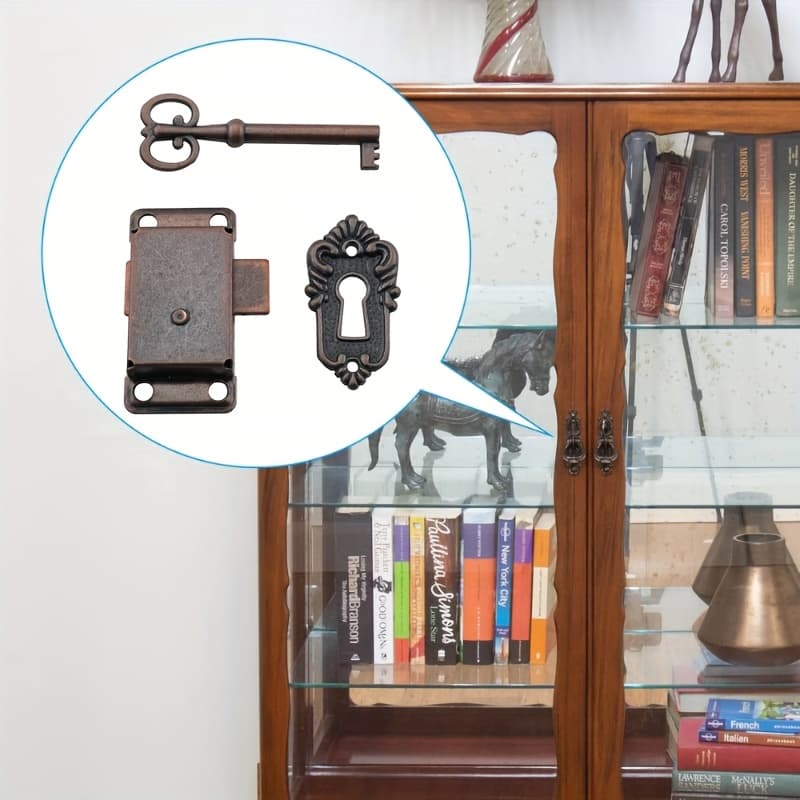 TEMU 3pcs/set Hardware Lock Box Lock Drawer Lock Cabinet Lock Hardware Lock Suitable For Home Furniture