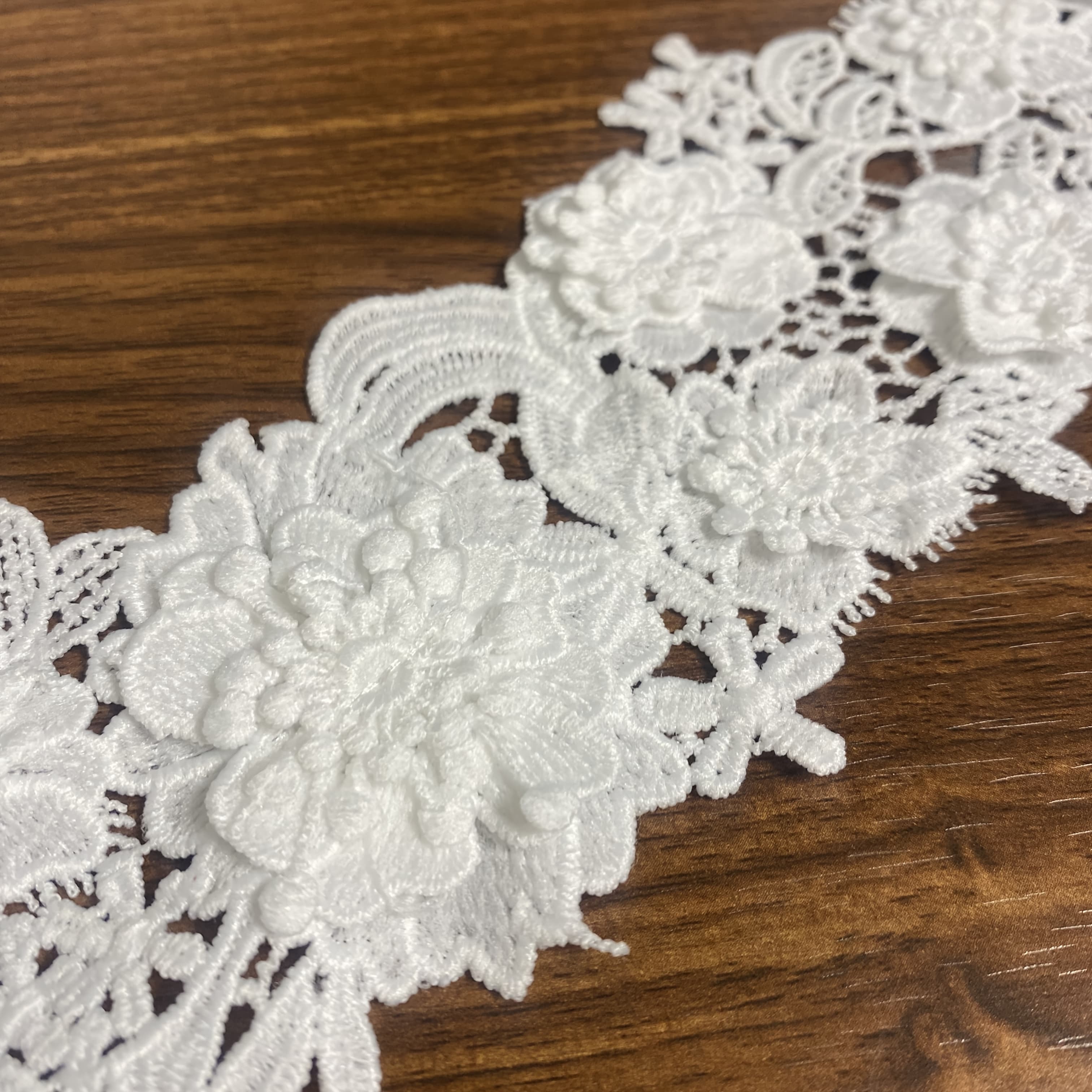 TEMU A 36-inch 3d Embroidered Lace In Can Serve As An For Garments, Drapes, And Decorative Setups