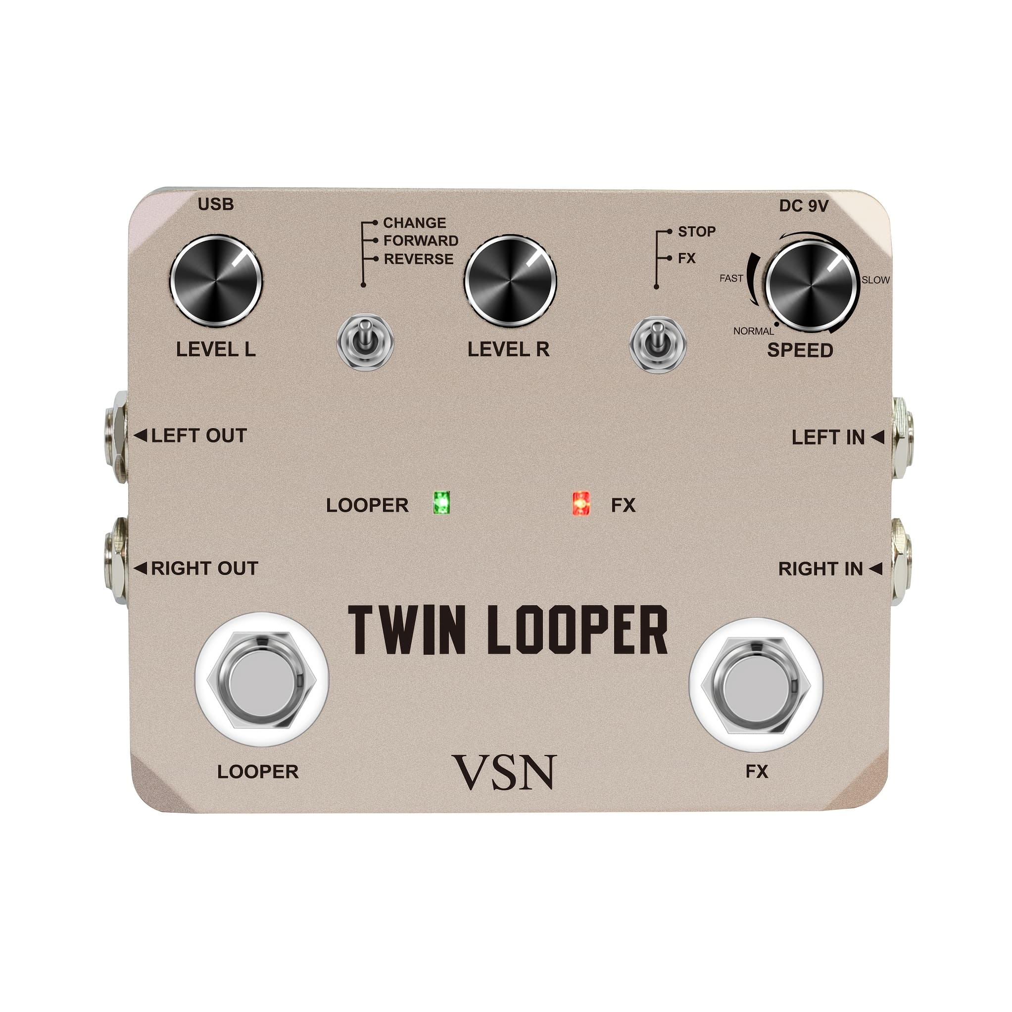 TEMU Pedal, Stereo Guitar Loop Pedals, Guitar Effect Pedal 11 Types Of Play With 10 Minutes Loop Time, 44.1khz/24bit Guitar Effects Pedal, Note That The Power Supply Is Not Included.