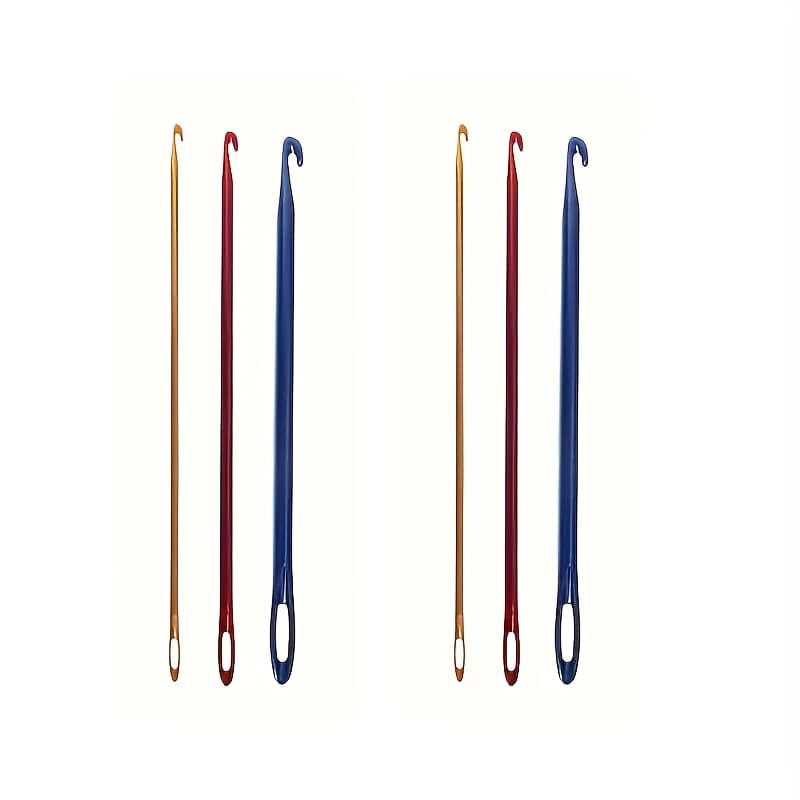 TEMU A Set Of 6 Crochet Tools, Featuring Knitting Needles, Ideal For Crafts, , And Sewing Projects