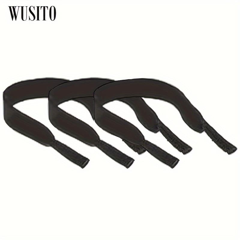 TEMU 3 Pack 17'' Glasses Strap With Floating Neoprene Material - Secure Your Glasses And Eyewear