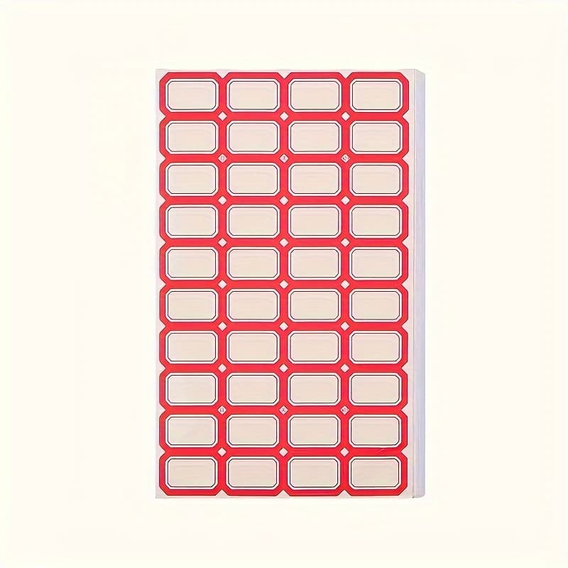 TEMU 400pcs Reusable Waterproof Set - , Durable & No Adhesive Needed For Jars, Containers, Spices & Pantry Organization