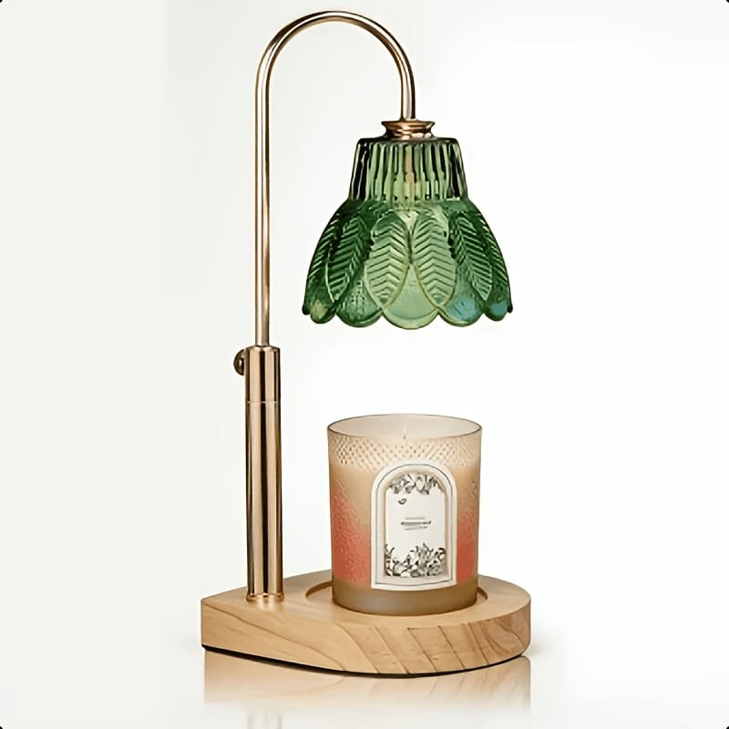 TEMU Candle Warmer Lamp, Electric Candle Lamp With Timer And Dimmer, Dimmable Candle Lamp Warmer, Adjustable Height, Timer, Bedroom Living Room Home Decor Wax Melt Warmer, Bulb Not Included