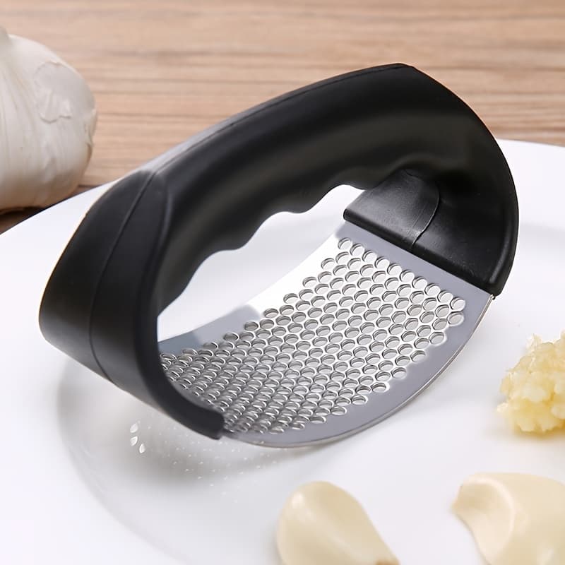TEMU 1pc Manual Garlic Press, Essential Kitchen Tool For Homemade Garlic Paste