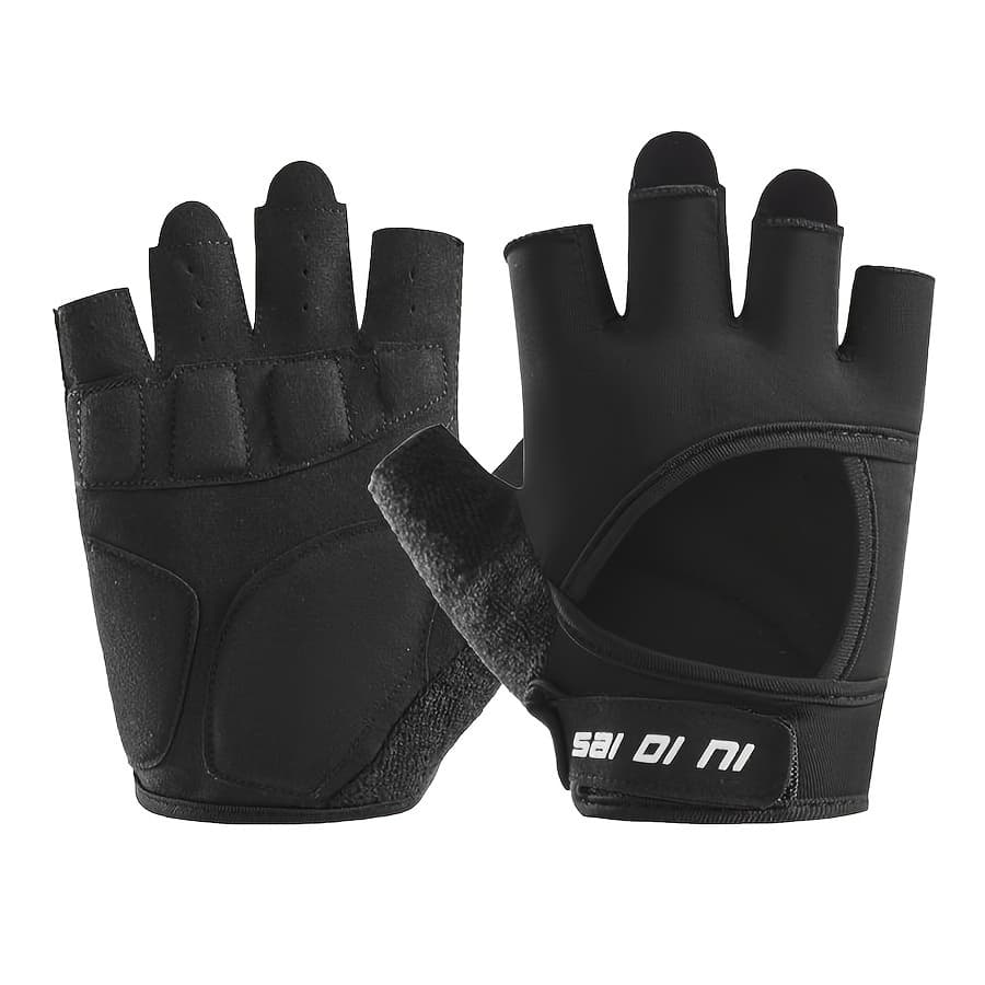 TEMU A Pair Of Fitness And Sports Gloves, Ideal For Men And Women's Weightlifting, Gym Workouts, And Athletic Training. Breathable Gloves