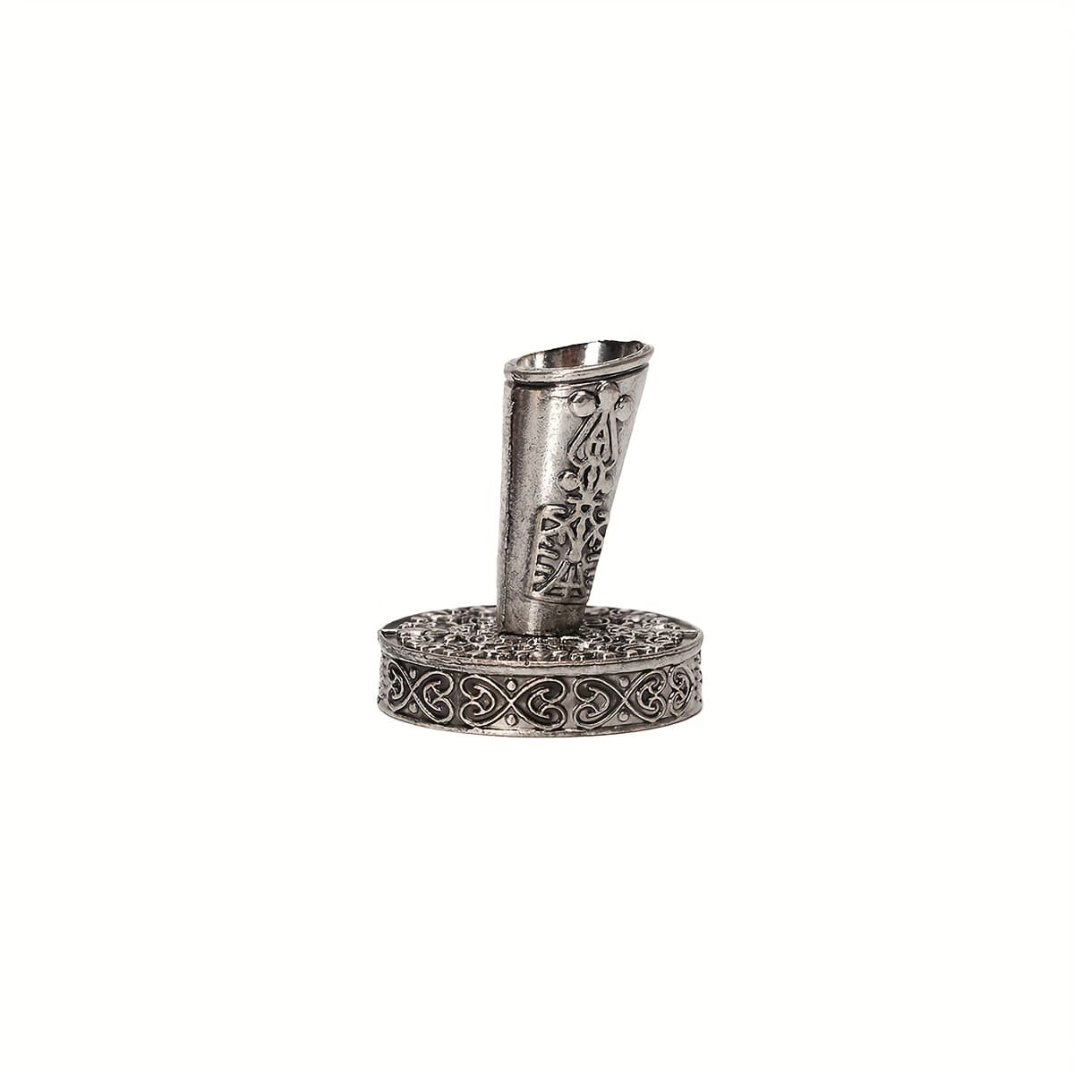 TEMU A Unique European-style Pen A Diagonal , Featuring Intricate Carvings And A Three-dimensional Appearance, Perfect For The Desk.