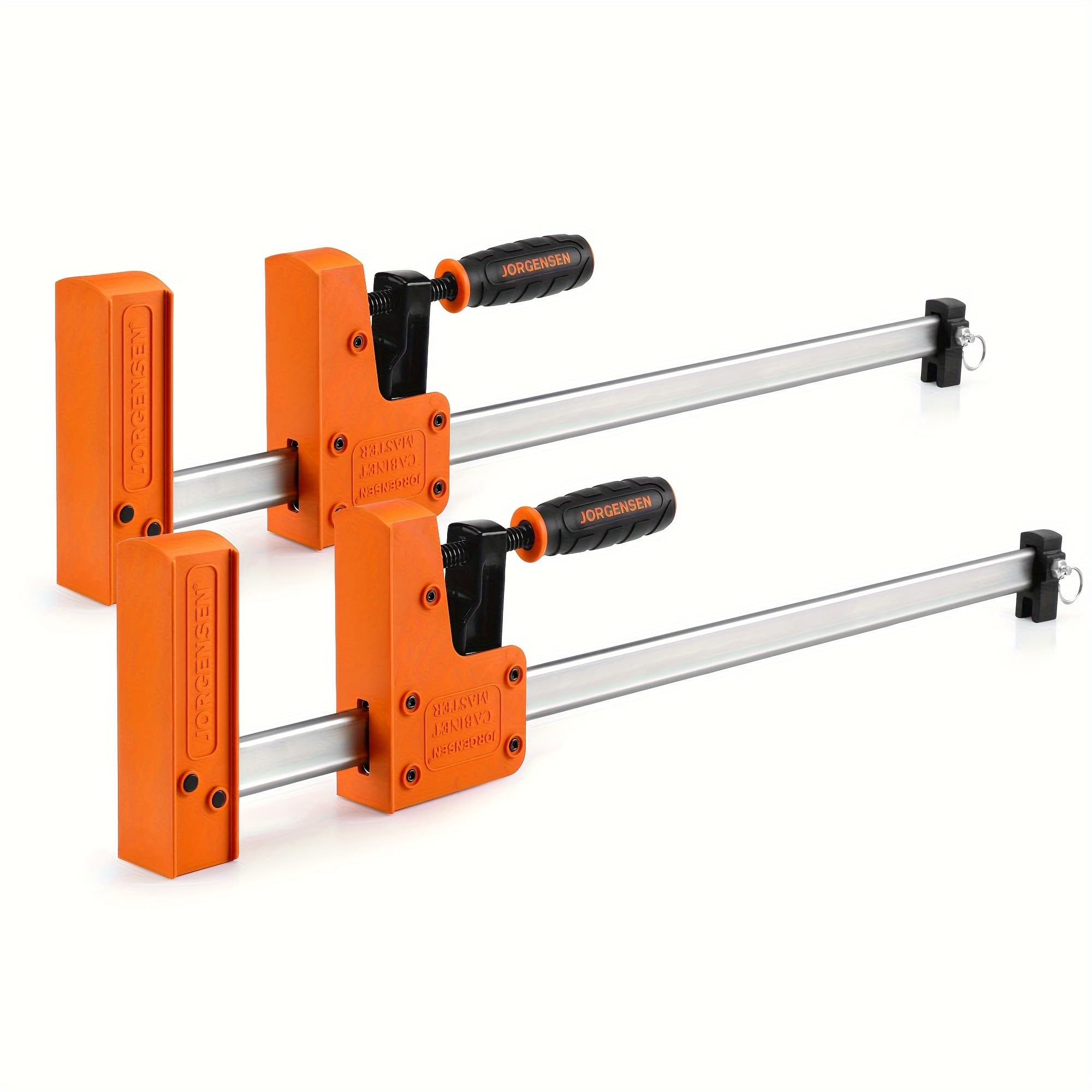 TEMU 24-inch Bar Clamps, 90° Parallel Jaw Bar Clamp Set, 2-pack