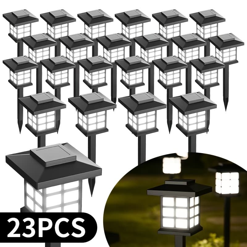 TEMU 23/11/5pack Solar Lawn Lights | Ip55, Options, Outdoor Garden Yard Pathway Decor