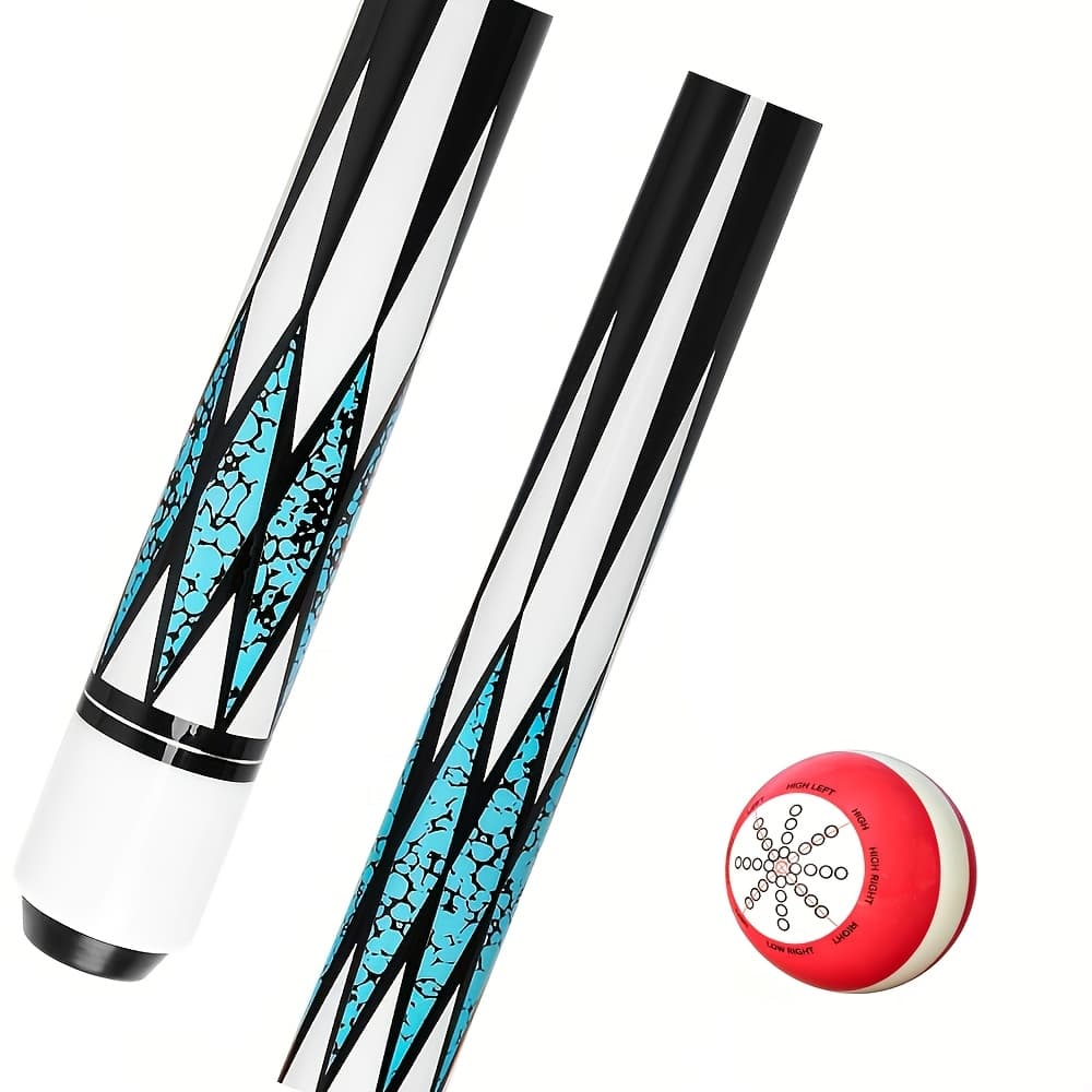 TEMU Professional Billiard Cue - 13mm Tip, With -inch Shaft, Ergonomic Comfortable Grip. Suitable For And Rotation Billiards. For Father's Day, Christmas, And Thanksgiving