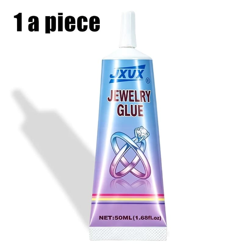 TEMU Special Glue For Jewelry & Ornaments, High-strength Quick-drying Craft Glue. With Needle Applicator, Ideal For Metal & Plastic Bonding, Jewelry Repair And Diy Accessory Making