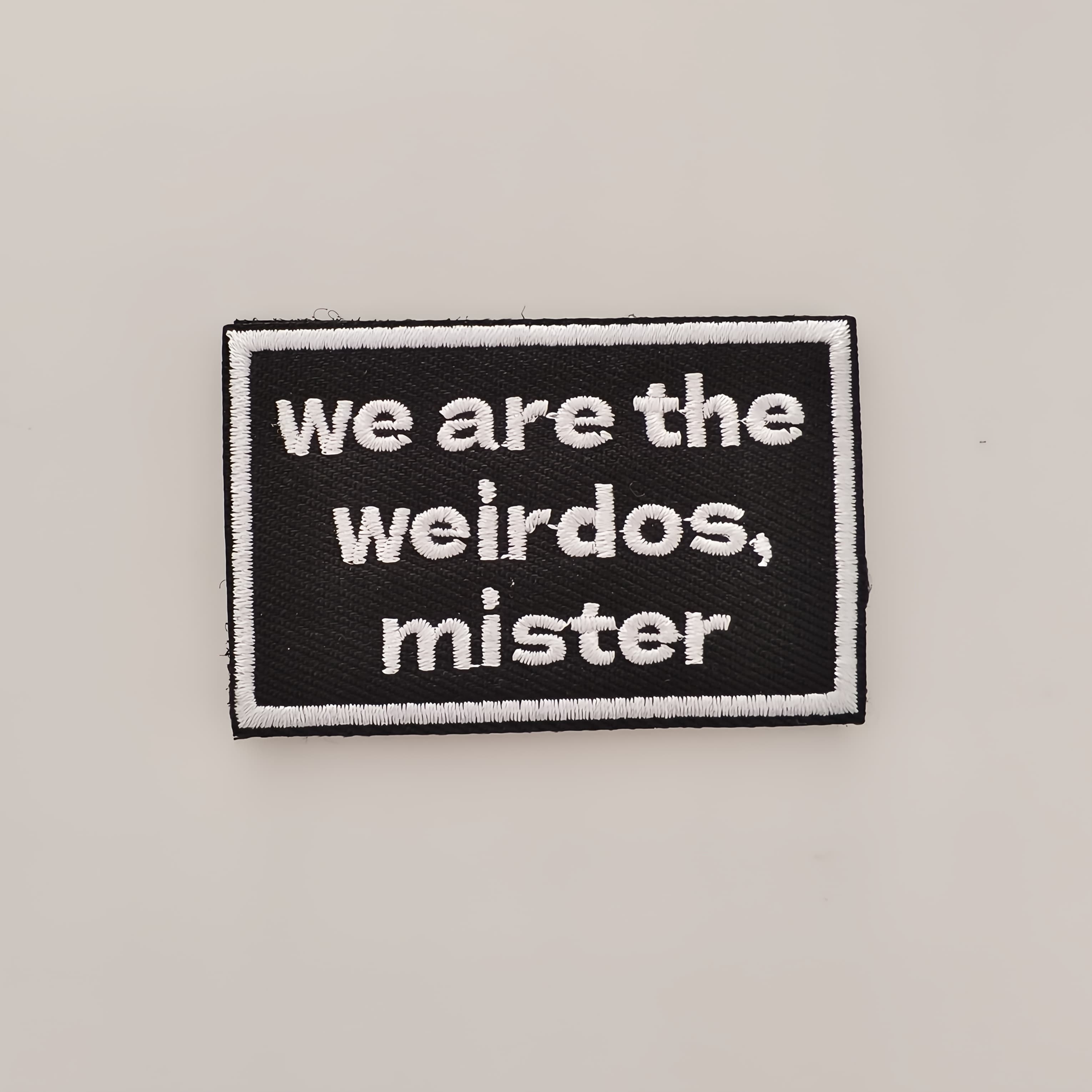 TEMU 1 " The , & Loop" Statement Embroidered Patch