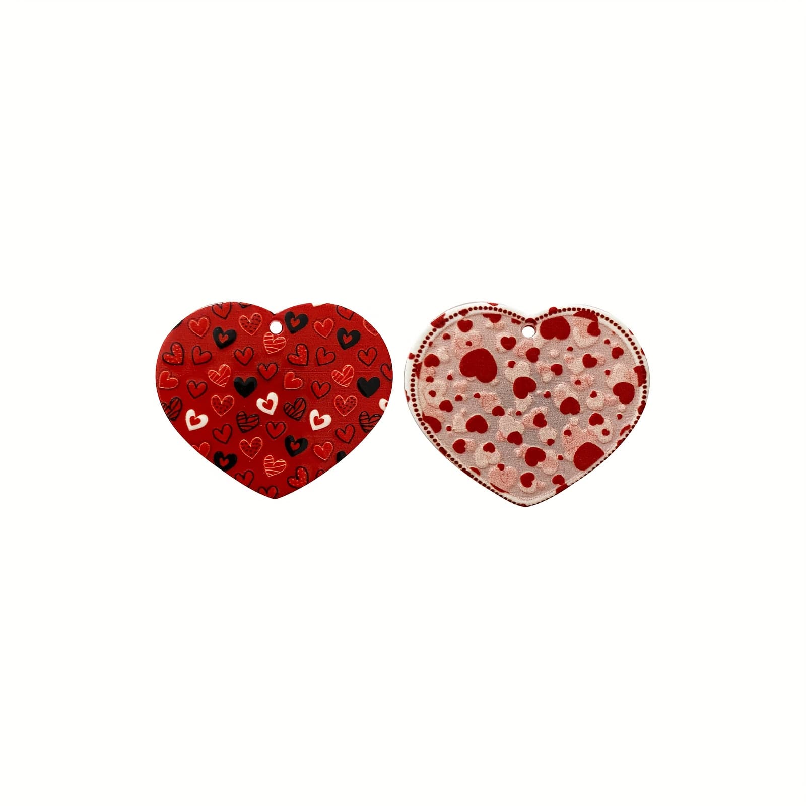 TEMU 2pcs Heart Needle - 2 Sets Of Magnetic Brackets For Cross- And Sewing Additions