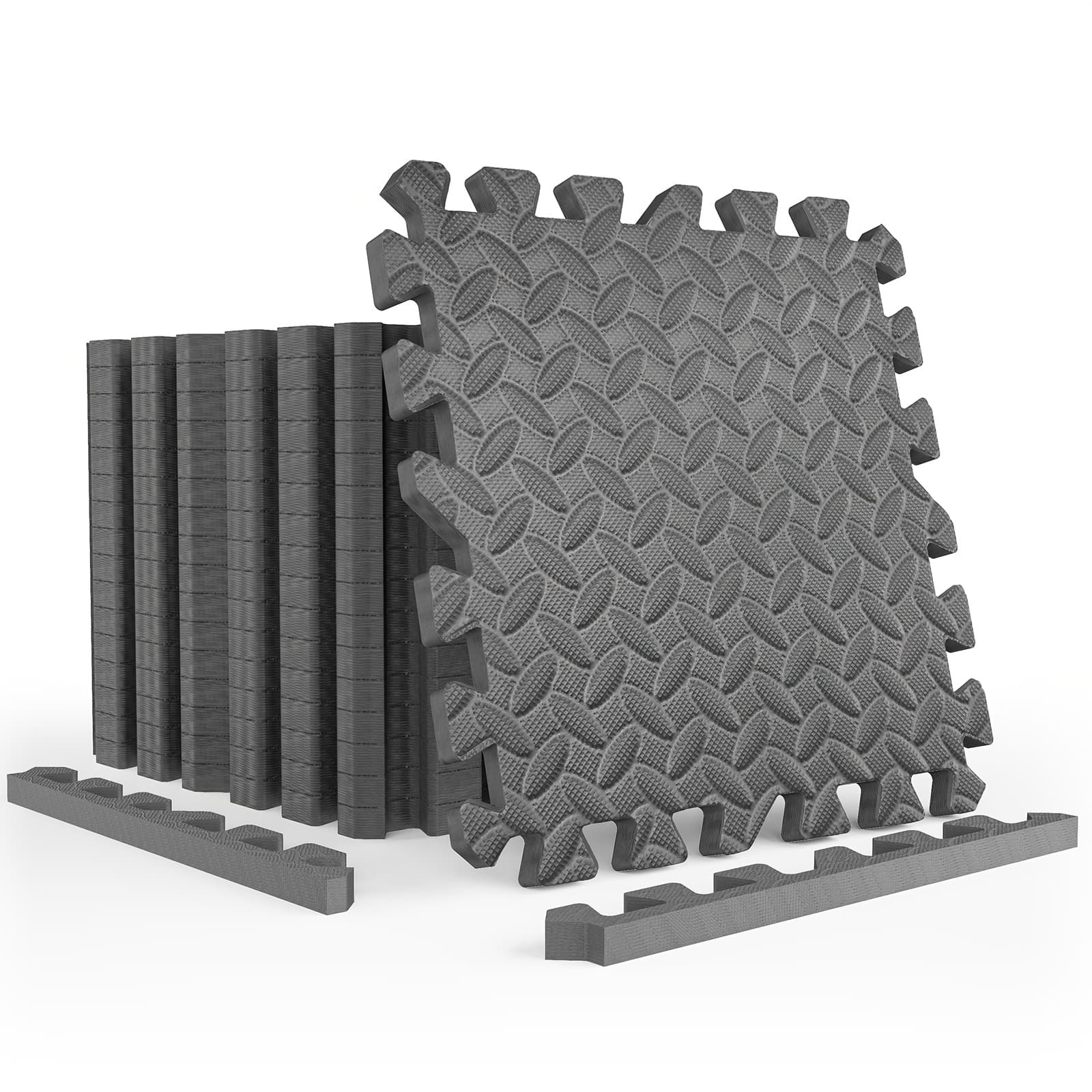 TEMU 16/48pcs Eva Foam Floor Tiles, Soft Non-slip And Waterproof , For Home Gym, Fitness Training, Body Shaping.
