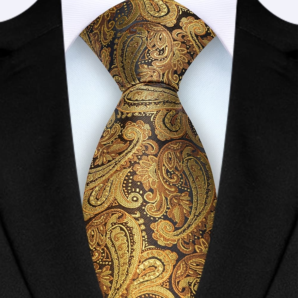 TEMU 's 8 Cm Paisley Tie, High-quality, Classic And Stylish For Weddings, Parties, , And Business Events