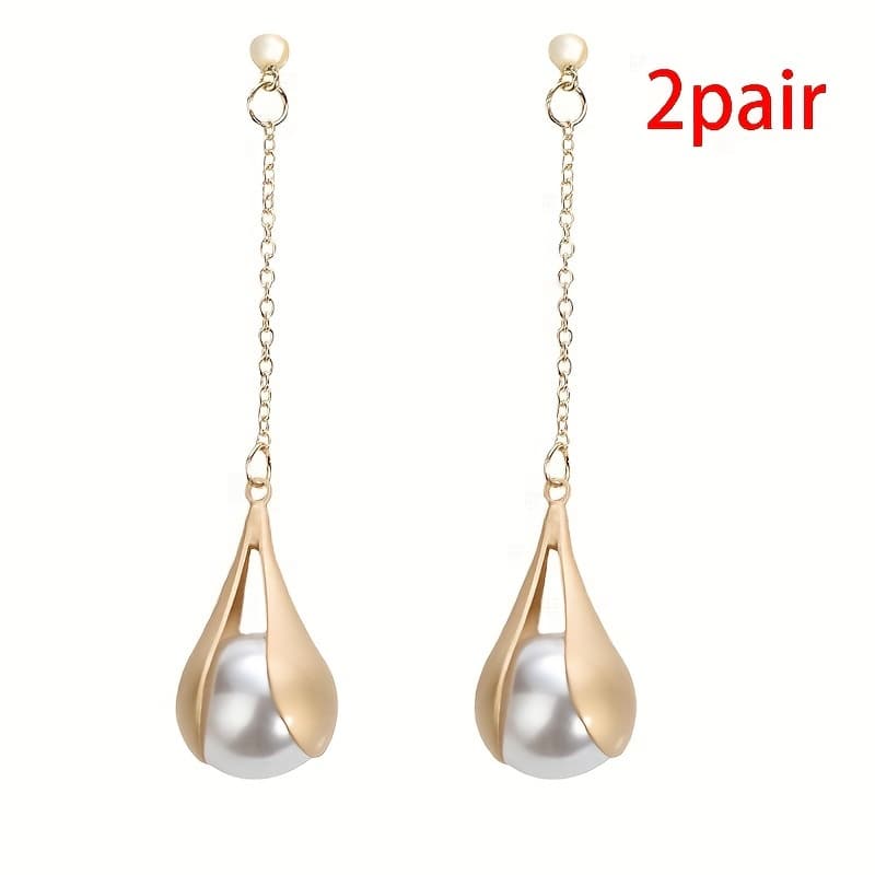 TEMU Of Creative, Fashionable, , Matte Tassel Pendant Earrings, Birthday Party Jewelry Anniversary Gift