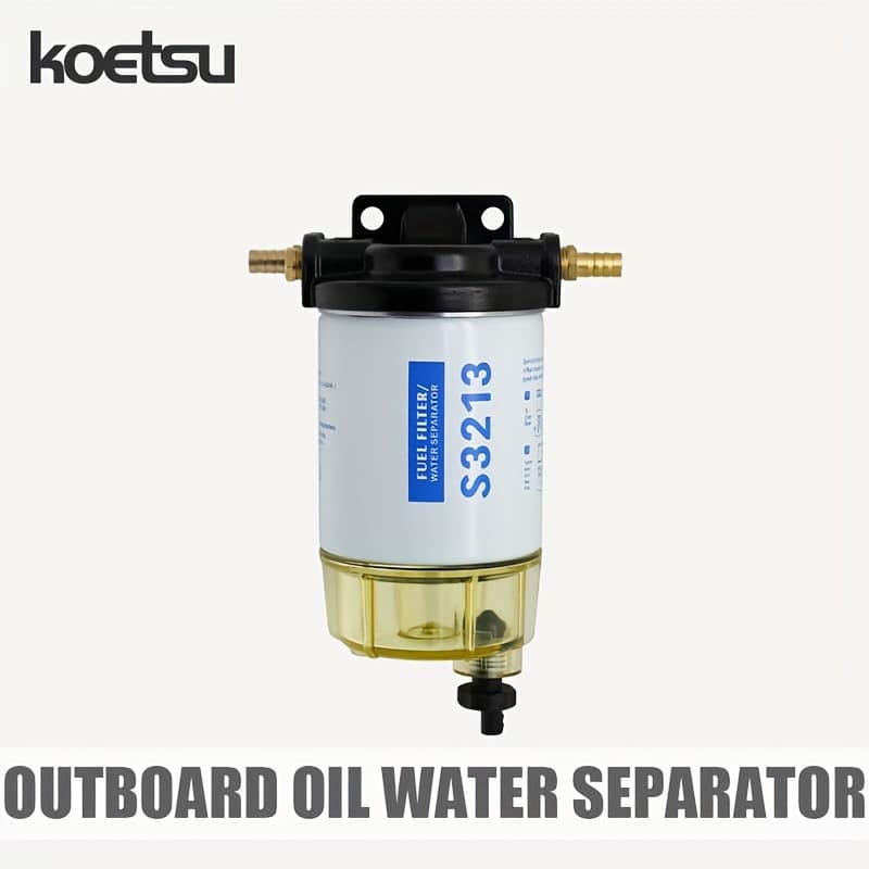 TEMU Koetsu S3213 Fuel Water Separator For Outboard Engine Durable Easy Operation Fits Multiple Engine Models