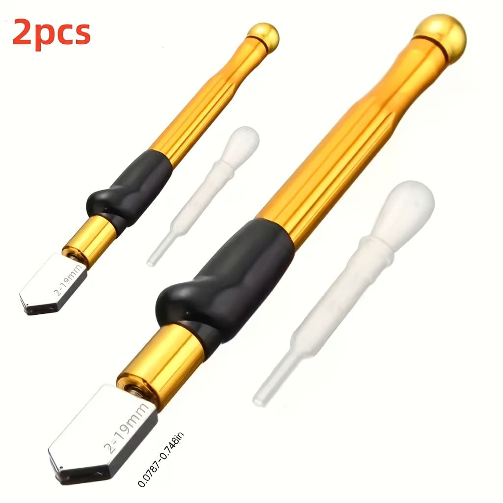 TEMU 2pcs Cutting Machine 2-19mm 175mm Carbide Alloy Glass Cutting Machine, Used For Manual Tool Glass Ceramic Drill Lens Cutting