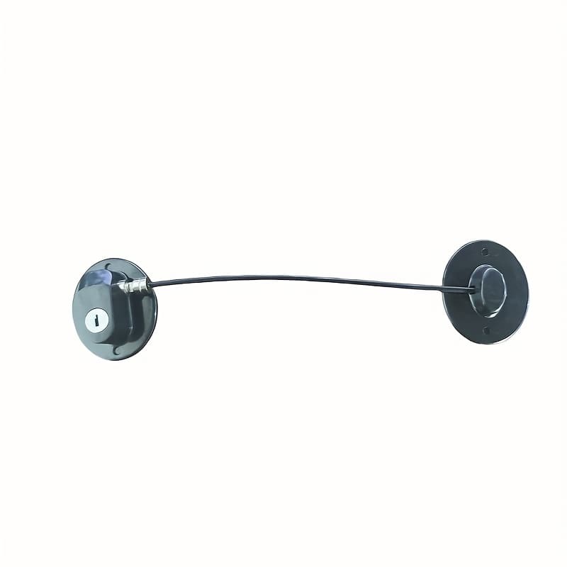 TEMU 3pcs/set (1 Lock Head+lock +key) Refrigerator Lock, Freezer Lock, Secure Cabinet Lock, Suitable For Kitchen Appliances, Openable Furniture, Sliding Cabinets, Drawers, And Toilet Seats