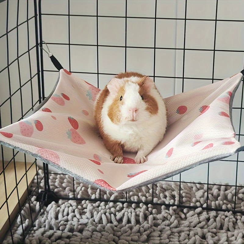 TEMU Single-layer Breathable Pet Hammock For Squirrels, Sugar Gliders, And Guinea Pigs, Perfect For Summer