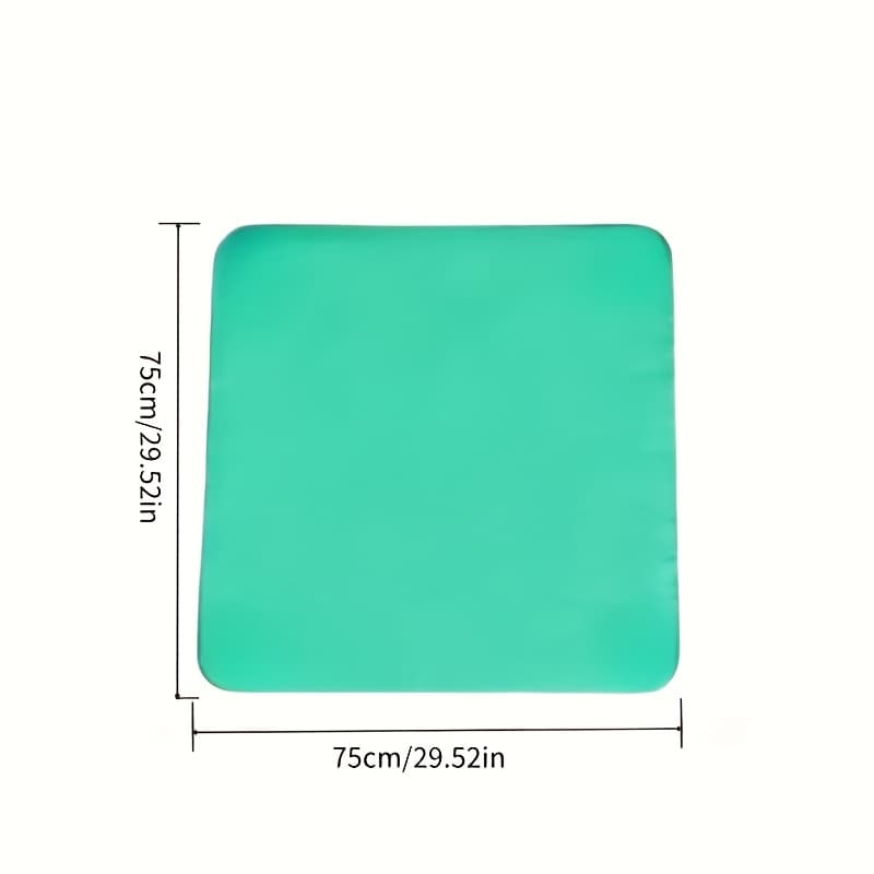 TEMU 1pc Foldable Plant Repotting Mat - Waterproof Thickened Pe Gardening Cloth, Anti-dirt Green Tarp For , Succulents, Home Gardening, Bonsai Maintenance, Easy , Sturdy Material, Bonsai Enthusiasts