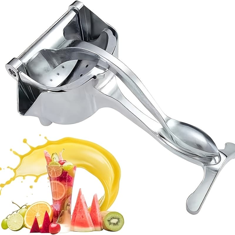 TEMU Premium Heavy Duty Manual Fruit Juicer Press, Hand Citrus Squeezer For Orange Lemon Pomegranate, Easy Clean Dishwasher Safe Juice Extractor