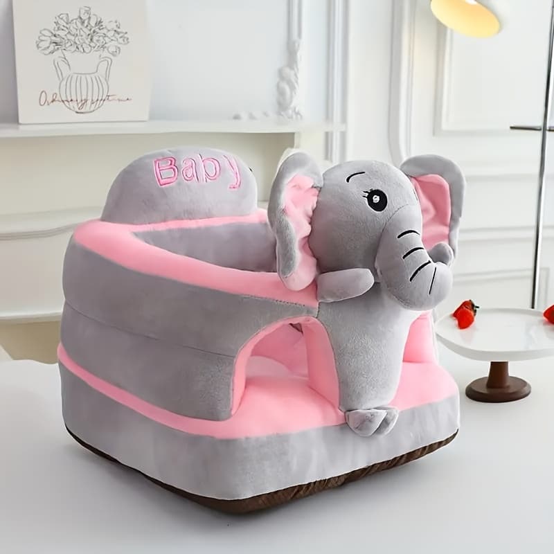 TEMU 1 Cute Cartoon Sofa Chair - Soft, Thickened, Sturdy For To Learn To Sit And Play - Portable, Space-saving Design