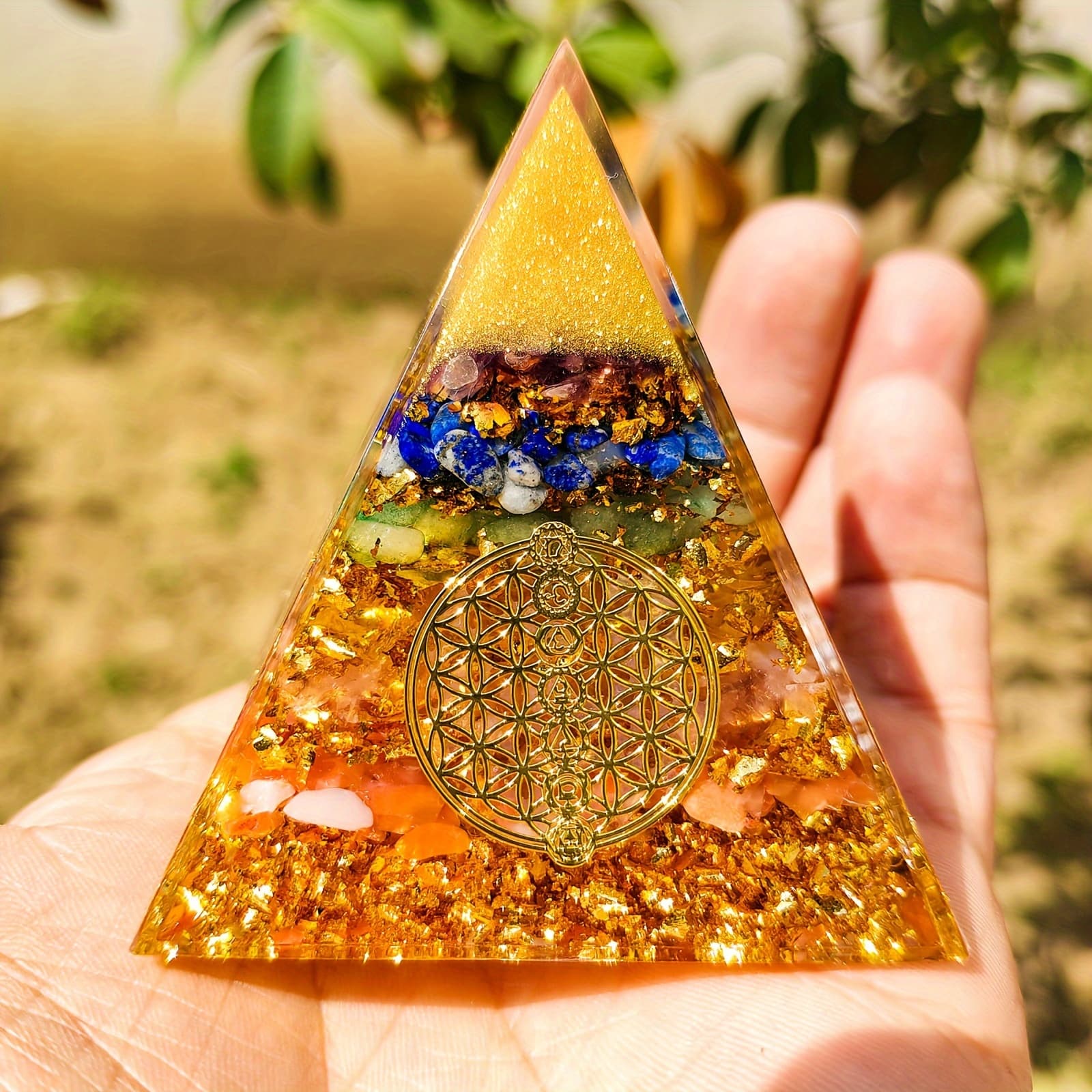 TEMU .7-layer Of Life Orgone Pyramid.