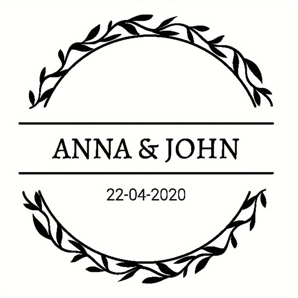 TEMU 1pc Custom Engraved Proposal Ring Box | Square Wooden Dual Slot Design Anniversary & Ring Storage Personalized Engraving | Back To School | Gift | Teacher's Day Gift