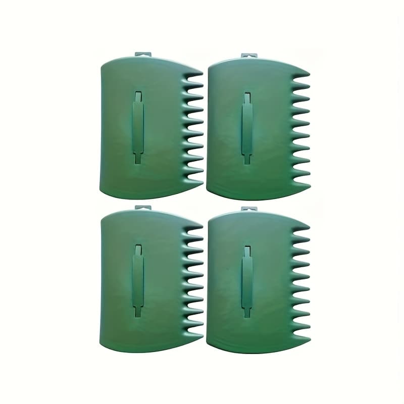 TEMU [durable Garden Scoops] 2set/4pcs Hand Rakes And Collectors - Durable Large Plastic Garden Grabbers For Picking Up Leaves, Grass, Yard | Easy-to-use Gardening Hand Tools Set Availablein 1set/2pcs