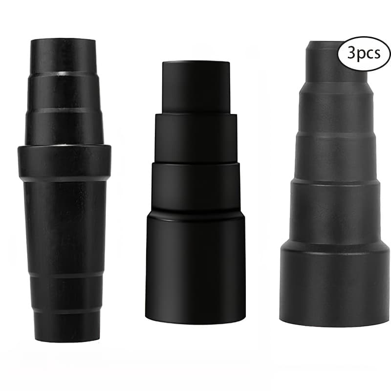 TEMU Set Of 3 Universal Vacuum Hose Adapter Kits For Reducer Additions, Shop Vac Vacuum Attachment Hose Adapter Kit