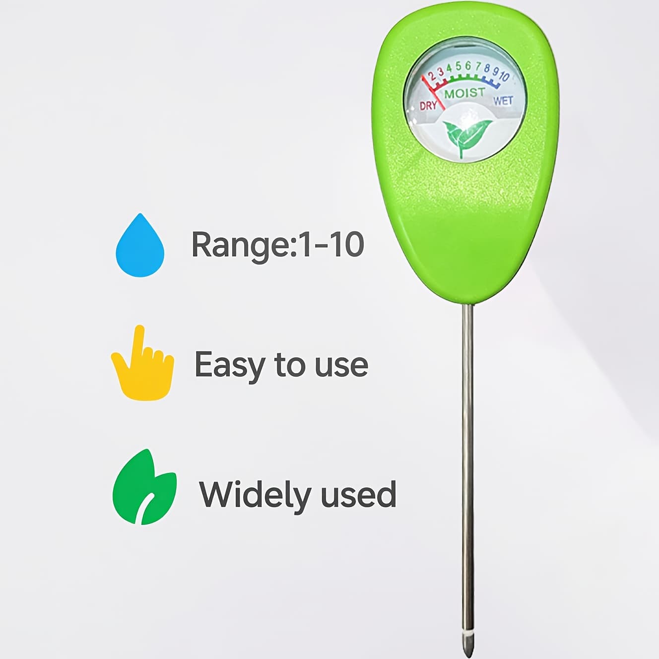 TEMU High-precision Soil Moisture Meter - A User-friendly Testing Instrument That Can Quickly Measurement Results, Suitable For Potted Plants, Lawns, Greenhouses, And Vegetable Gardens