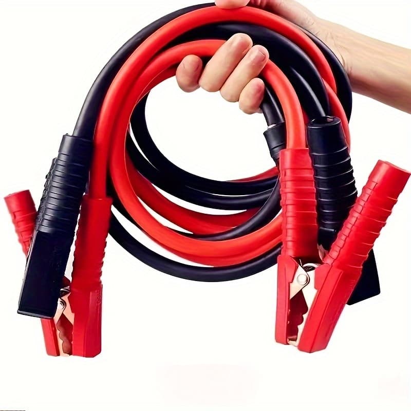 TEMU Jump Starter Cables For Car Batteries, Suitable For Vehicles Like Cars, Trucks, And Suvs - 4 Meters Long, Without Battery