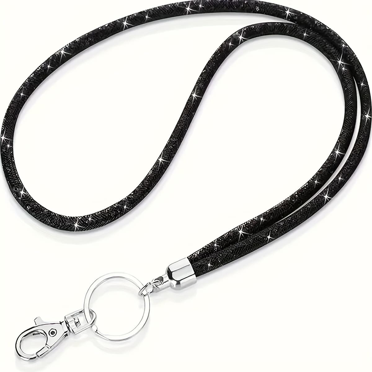 TEMU Mobile Phone Lanyard - Durable, Shiny Mobile Phone Neck Strap With Shining Charm, Durable And Lightweight, Mobile Phones, Id Cards And Accessories