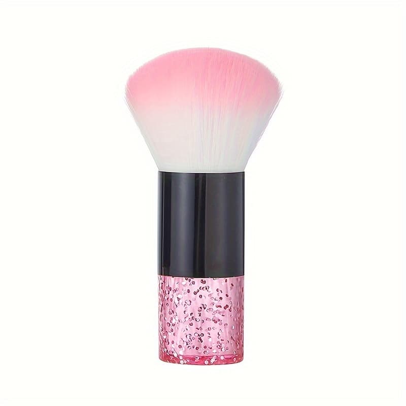TEMU Manicure Tool Dust Brush Manicure Brush Nail Brush Nail Dust Brush Mushroom Head Brush Makeup Brush Loose Powder Blush Brush
