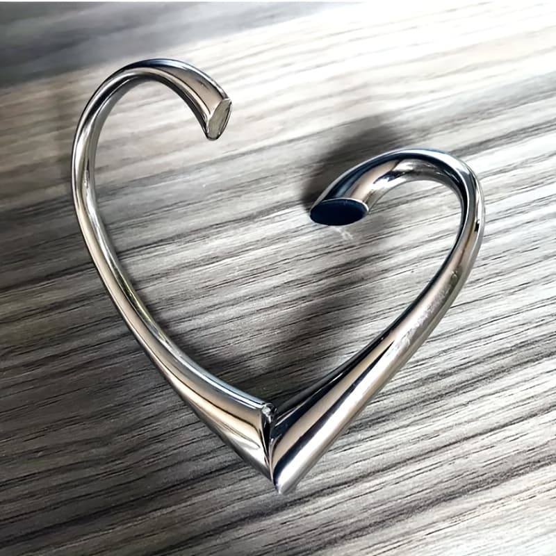 TEMU 1pc Bohemian Alloy Handbag Hook With Rotatable Heart-shaped Desktop Wallet Hook, Portable Bag Rack For Travel And Gift .purse Holder Purse Hook Bag Hangrt, Utility Hooks