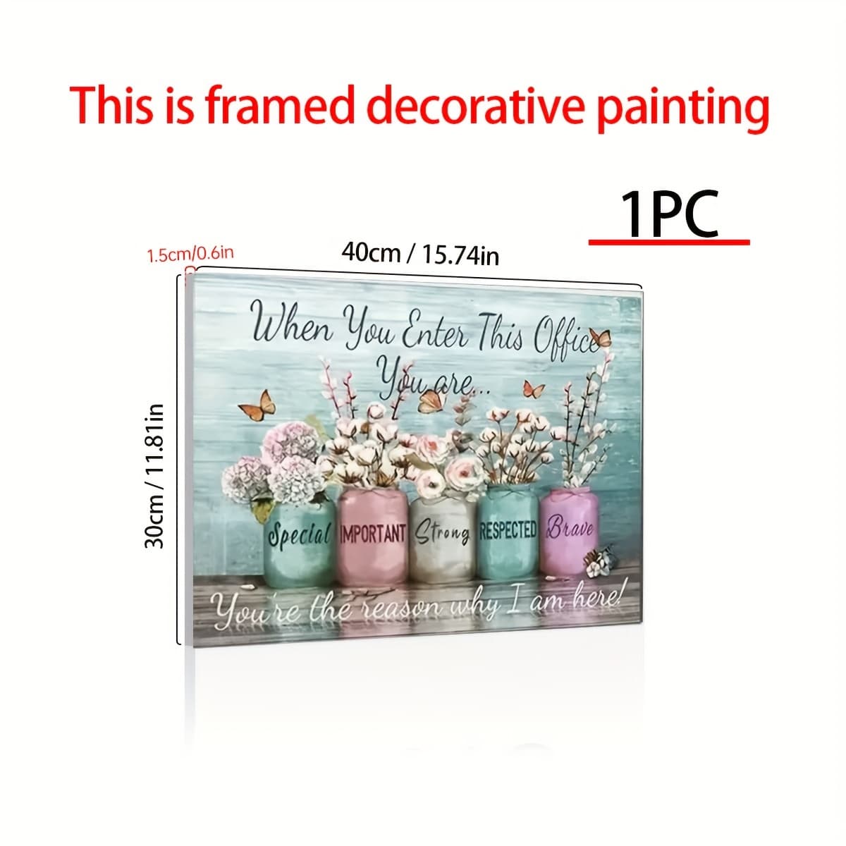 TEMU 2d Flat, 2d Flat, Motivational Canvas Wall Art Designed For , Featuring Prints And Paintings That Teamwork. This Modern Artwork Is Ready To Adds A Decorative Touch To Any Office Environment