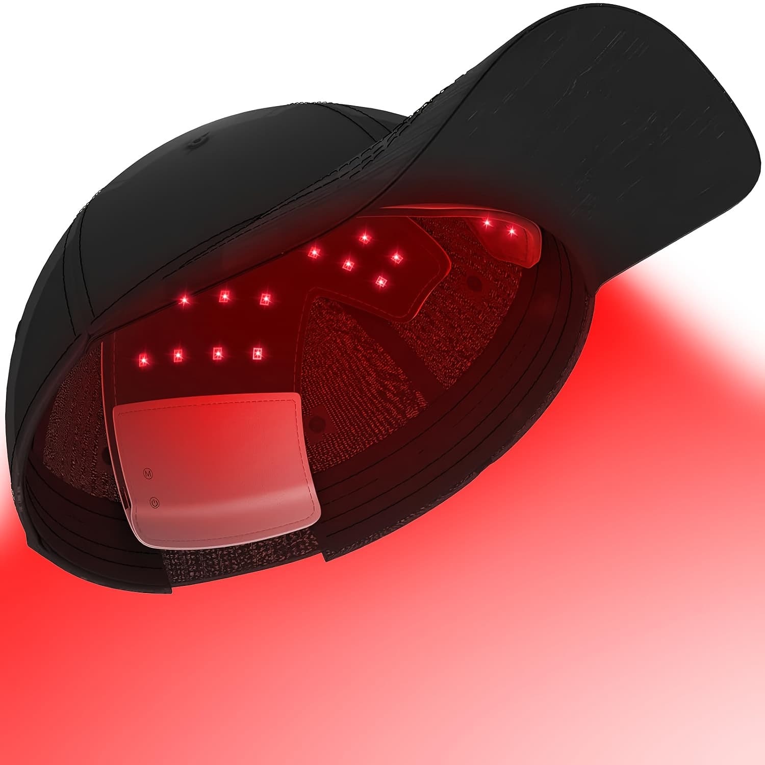 TEMU Rechargeable Infrared Helmet With 3 Wavelengths And Detachable Light Panel, Suitable For Men And Women, Promoting Hair