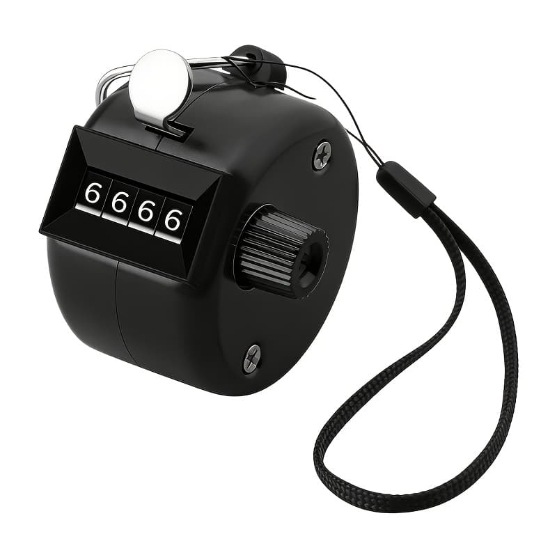 TEMU Wristband Mechanical Counter - Battery-free Portable Tally Counter For Knitting, Sports, Rowing & Fishing, Easy-to-read Display With Simple Operation, Optional