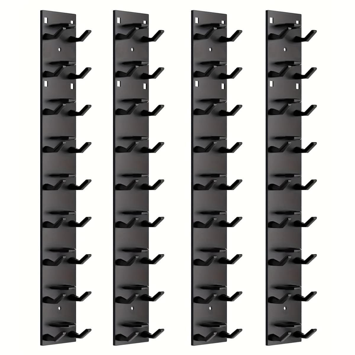 TEMU 1/4pcs Wall-mounted Hat Rack Organizer - Strong Adhesive, Storage For Caps, Portable Plastic Display Holder For Closet Doors And Bedrooms, Hat Hanger Organizer