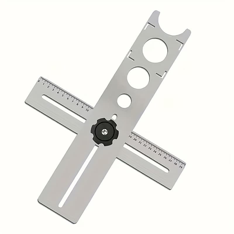 TEMU Tile Opening Positioner, Multifunctional Mason, Tile Artifact, Stainless Steel Auxiliary Tool