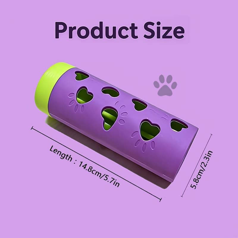 TEMU New Detachable Slow Feeder Pet Toy | Treat Dispenser Roller, Energy-consuming Boredom , Suitable For Small To Medium Cats And Dogs, For Indoor And Outdoor Use