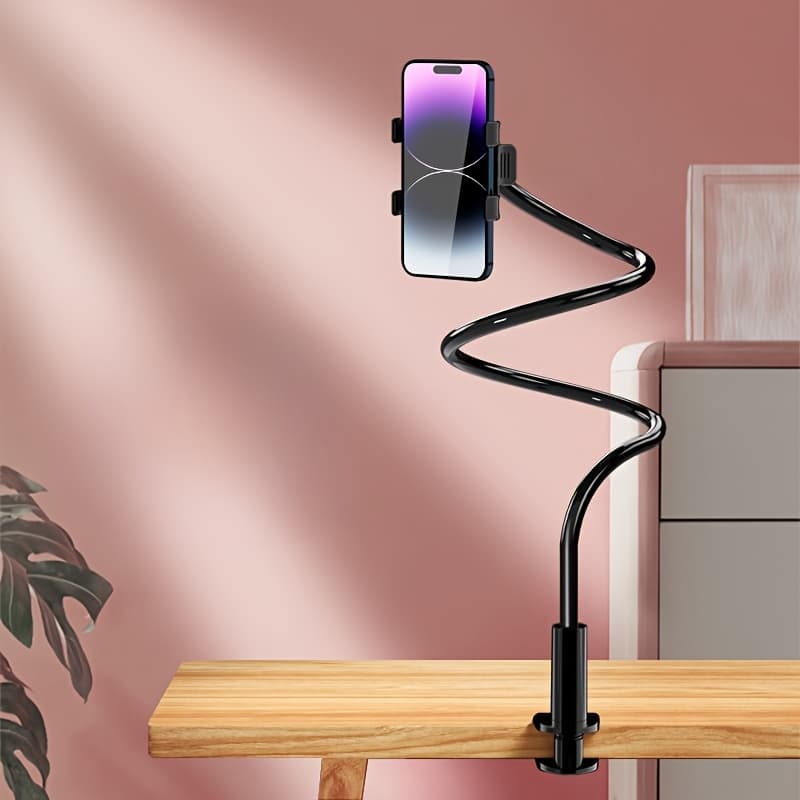 TEMU Tv Stand Mobile Phone Stand A Thick Bathroom Tv Stand With 360° Omnidirectional Wheel, The Angle Adjusted , A Bedside Table Mobile Phone Stand For For Rv, Office, , Home Use