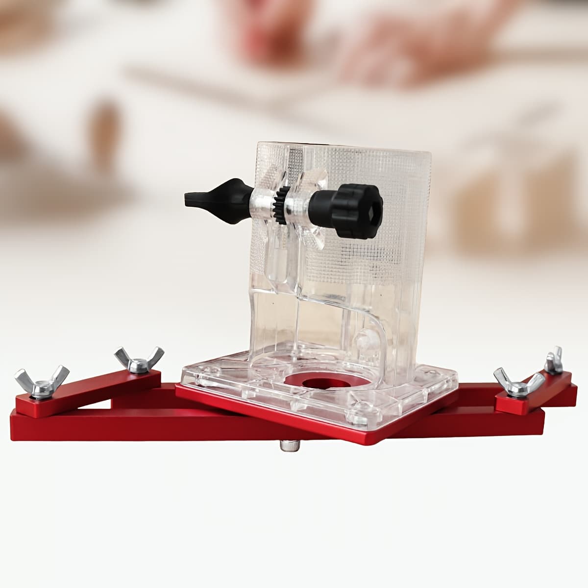 TEMU Carpentry Grooving Invisible Bracket 2-in-1 Slotting Bracket Wood Tool Cabinet Wardrobe Furniture. : Router Guide , Or Router Guide With Trimmer Base