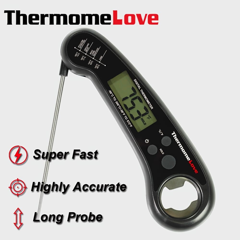 TEMU 1pc Kitchen Food Thermometer Fast And Precise Temperature Measurement (battery Not Included)