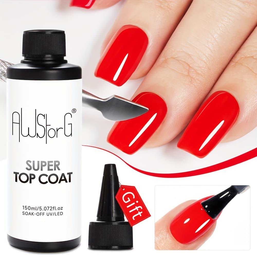 TEMU Awstorg 150ml Coat Matte Gel Polish Soak Off Led Gel Varnish Functional Gel Nail Salon