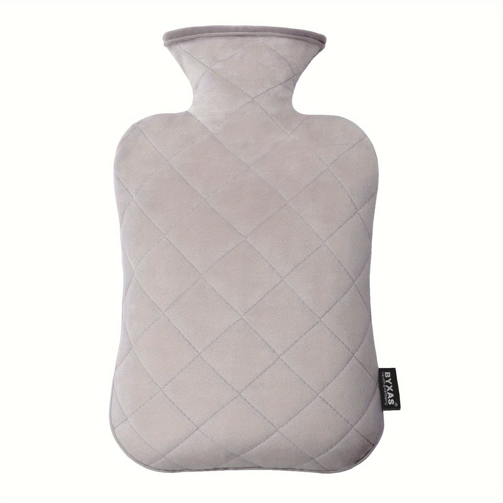 TEMU 2l Hot Water Bag With Soft Cover, Ideal For Alleviating Menstrual Cramps And Keeping Hands And Feet Warm