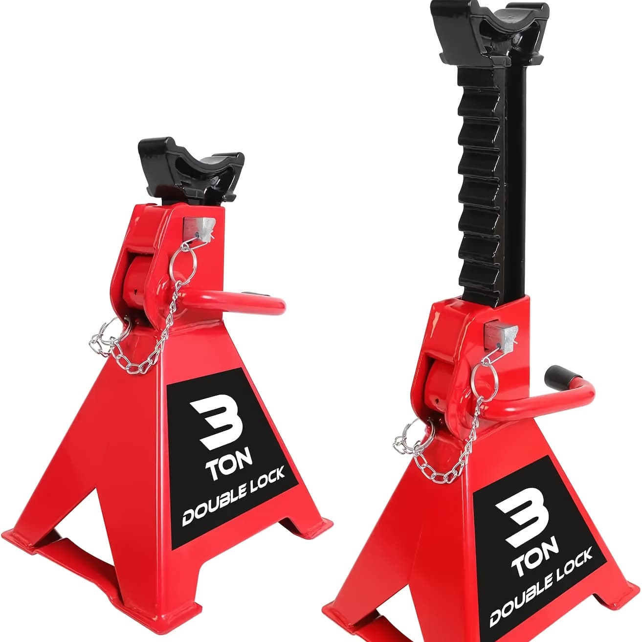 TEMU Jack Stands Car Jack Stand With Adjustable Height Suitable For Suvs Pickups And Utv/atv 2pcs Heavy-duty Lifting Brackets, 3 6000 Gift