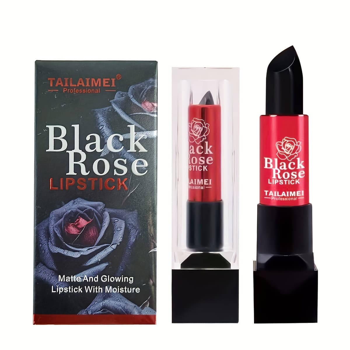 TEMU Matte Lipstick By Black Rose, Long-lasting And Moisturizing, With A End For Your Lips