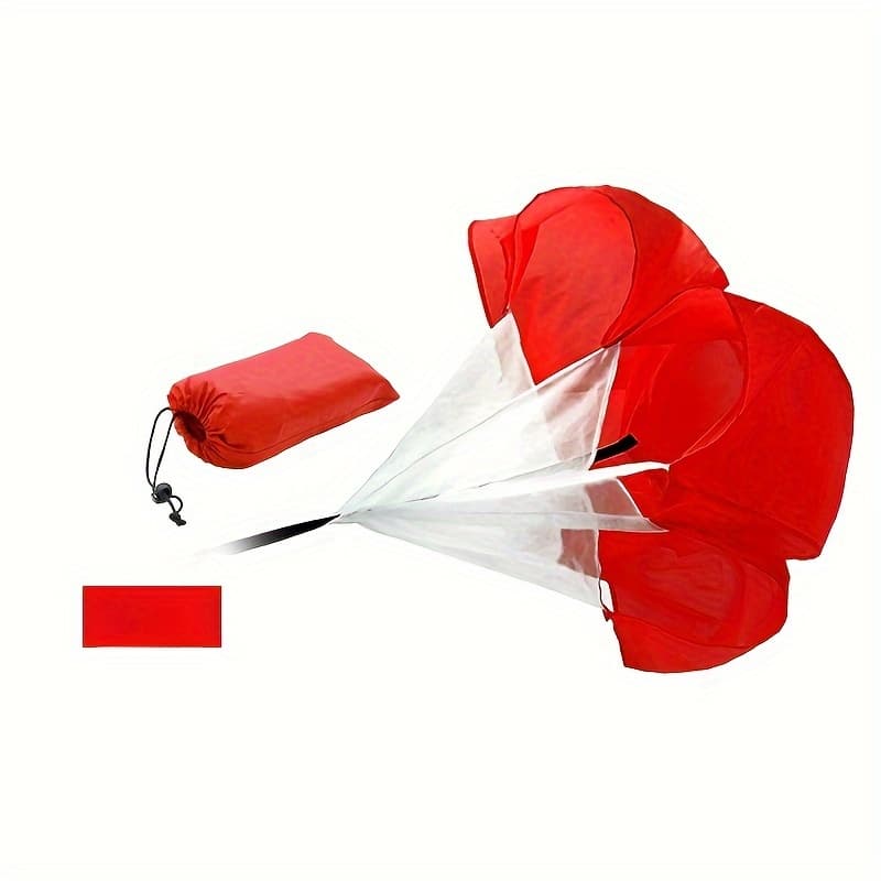 TEMU 1pc Resistance Parachute For Fitness Training - Multipurpose Speed Training Equipment, Universal For All Ages, Durable Polyester Material, Enhances And Agility